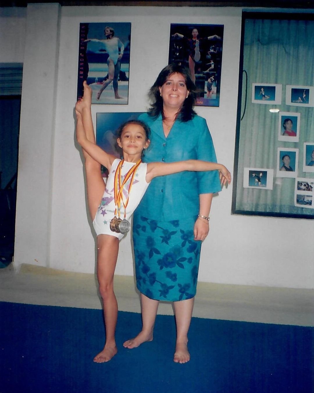 Farah Ann memuat naik gambar kenangannya semasa awal pembabitan sebagai atlet gimnas.